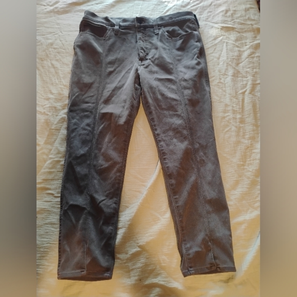 Madewell Gray Roadtripper Jeggings 32P Jeans Petite